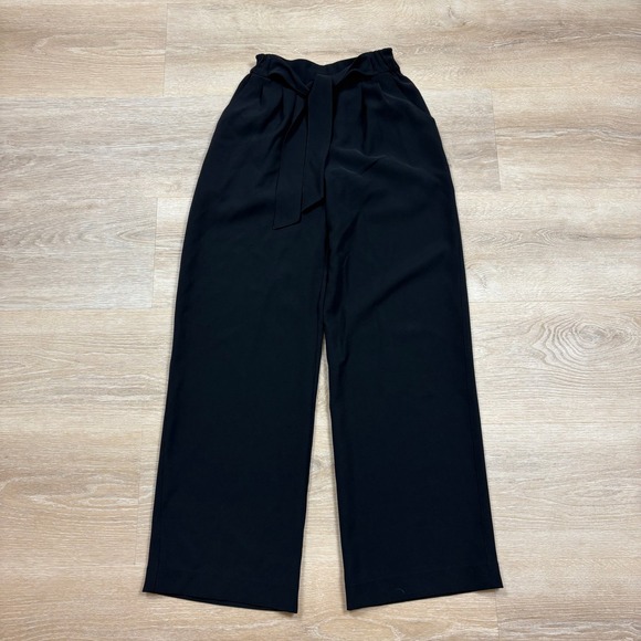 lululemon athletica Pants - Lululemon Wide Leg High Rise Paperbag Waist Pants Women's 4 Color Black